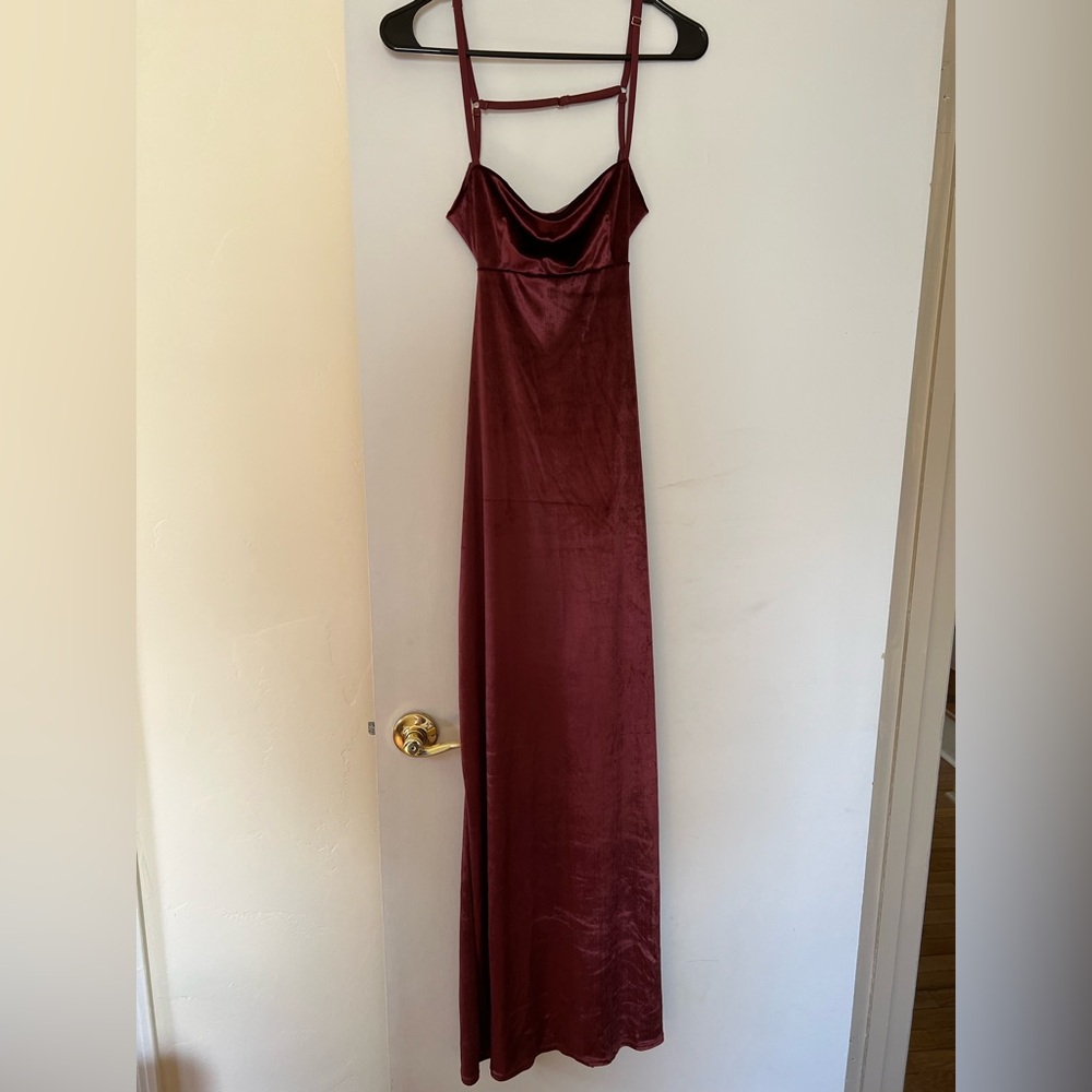 Free People Strappy Burgundy Elegant Dress